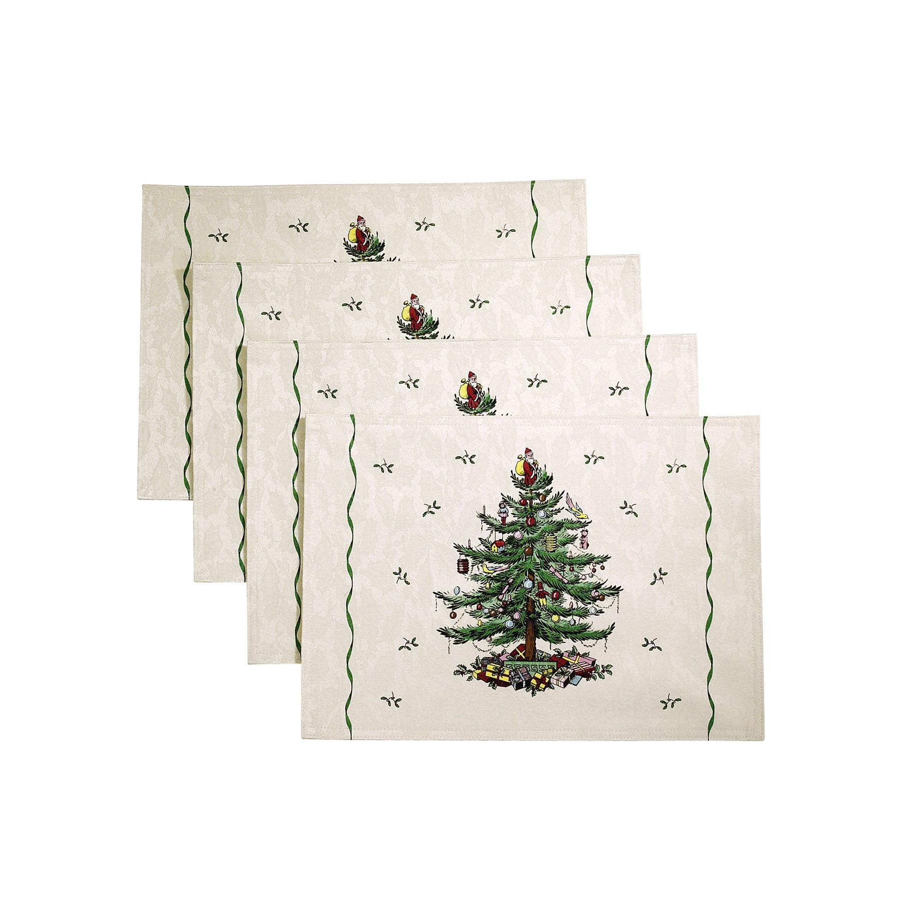 Spode Christmas Tree Set of 4 Placemats